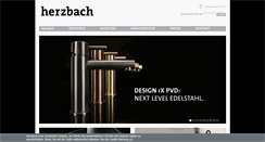 Desktop Screenshot of herzbach.com