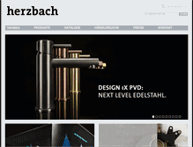 Tablet Screenshot of herzbach.com